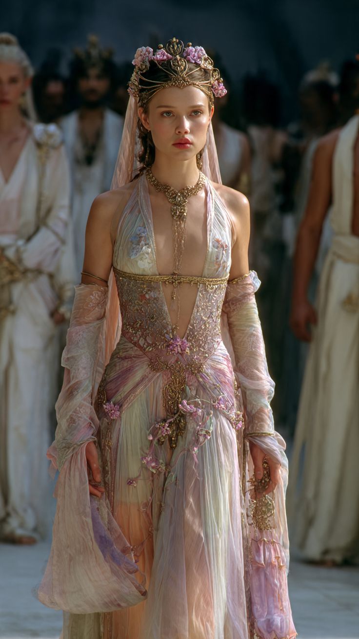 Ethereal Goddess Runway Gown