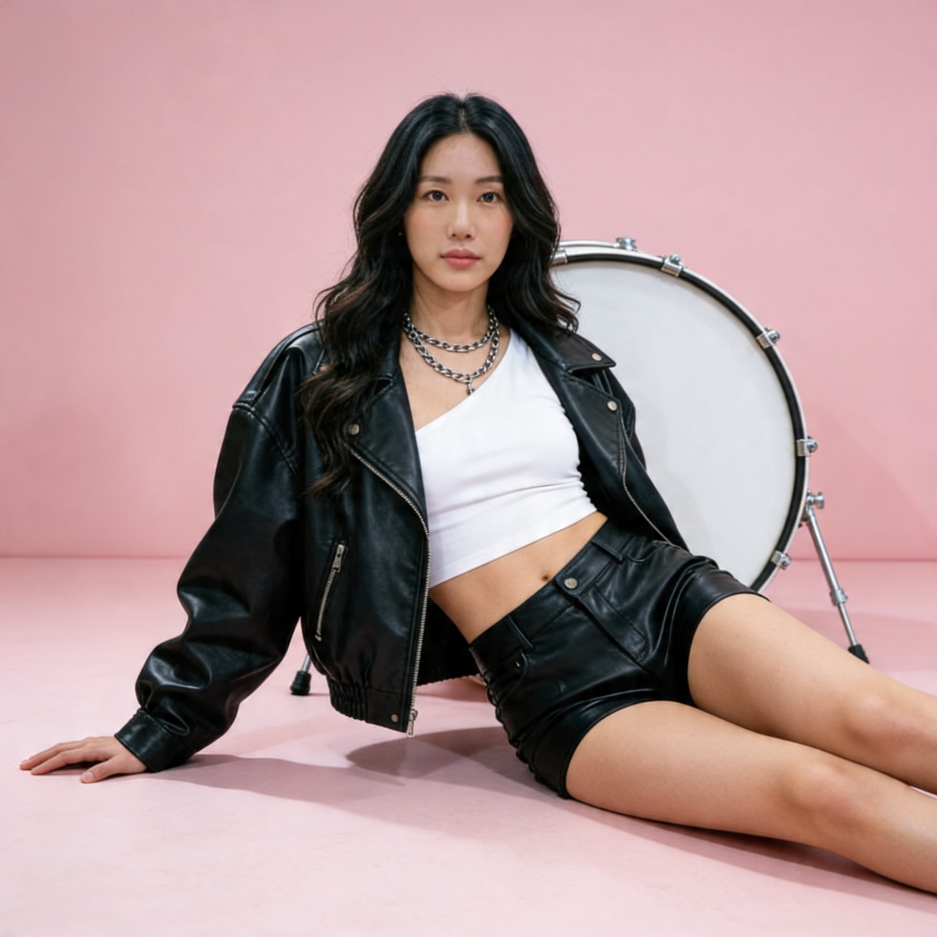 Bubblegum Biker Chic