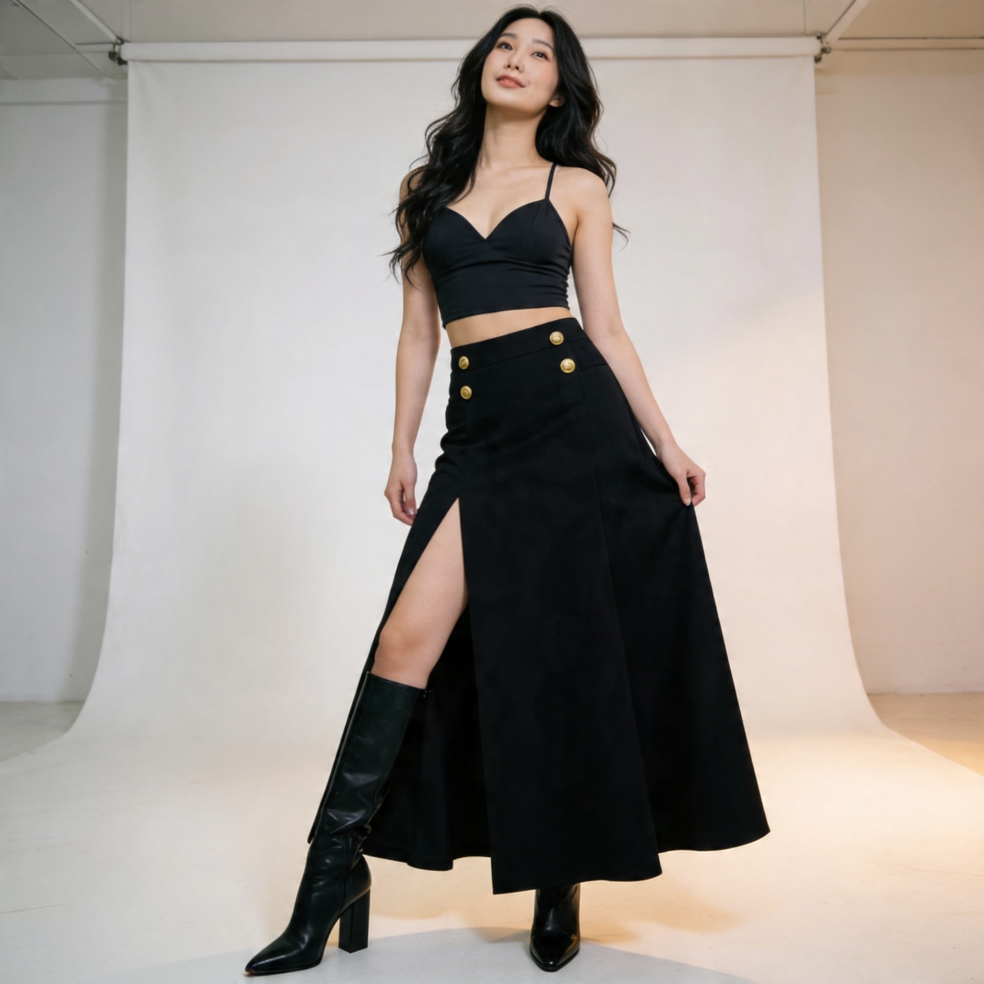 Midnight Edge Slit Glam